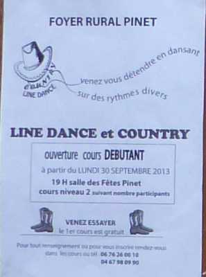 Line Dance COUNTRY
Venez essayer !