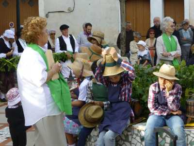 Annie COMBES avec ses poussins