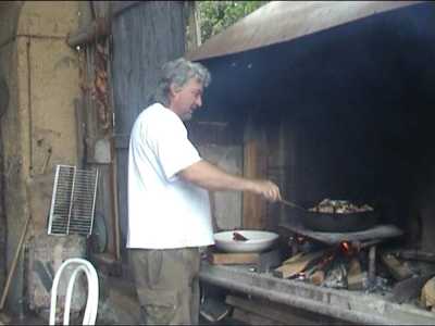 Le chef Michel et son barbecue