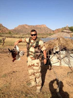 Photo-titre pour cet album: Le caporal-chef Armand SOUPRAYEN  en mission  au TCHAD