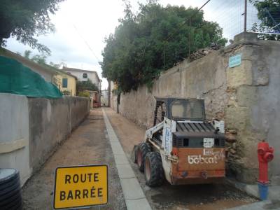 Photo-titre pour cet album: Travaux Rue des CHAUDIERES