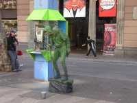 Les Mimes de
la RAMBLA de BARCELONE