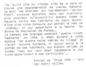 article sur pinet en 1914