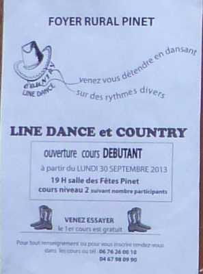 Line Dance COUNTRY
Venez essayer !